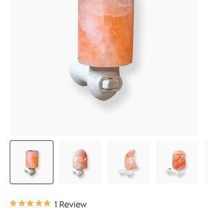 Two Himalayan salt night lights